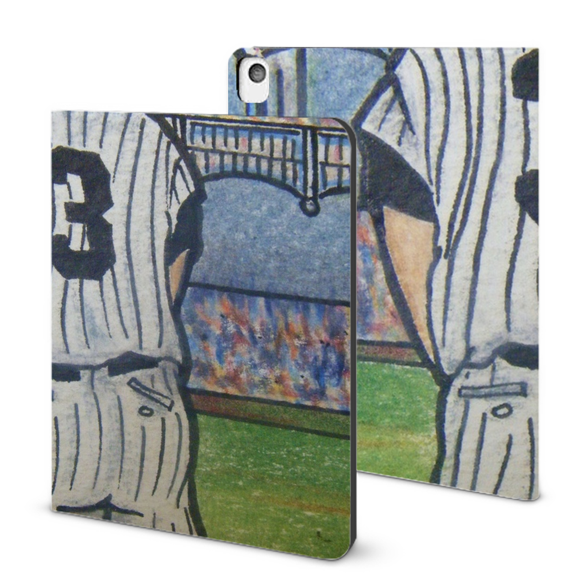 Babe Ruth 37 IPad Book-Style Case With Pencil Slot – Slim PU & TPU Cover – Full Protection, Precise Fit, Water & Scratch Resistant
